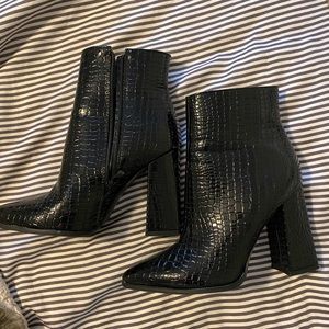 Faux Leather booties